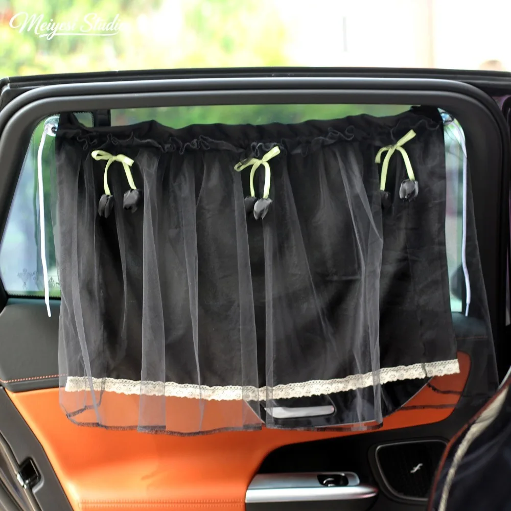 1pc Universal Car Sun Shade Curtains Car Styling Rear Side Window Windshield Sunshade Protect Window Curtains