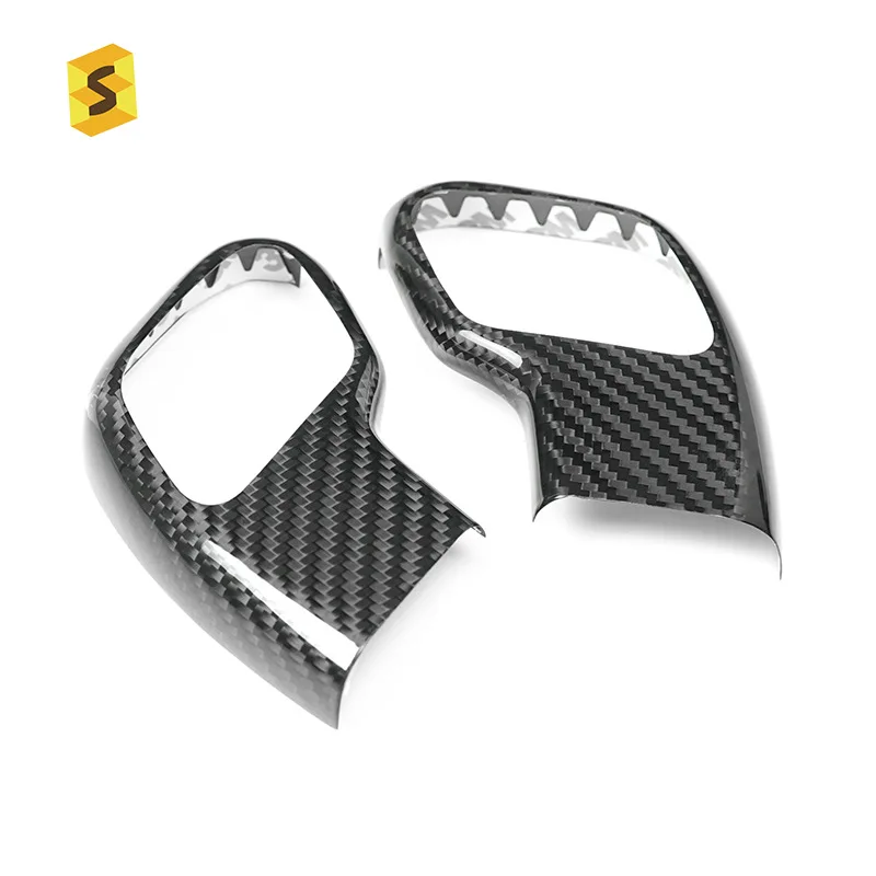 

Suitable for direct supply of Ford F150 car interior gearshift head true carbon fiber decorative frame stickers