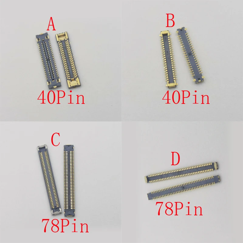 

2-50Pcs Usb Charging Lcd Display FPC Connector Plug For Samsung Galaxy Note 10 Lite N770F S20FE G781 M62 F62 M51 M515 40 78 Pin
