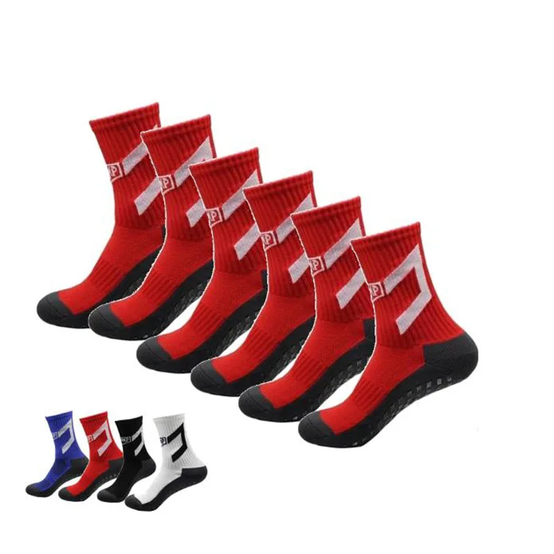 

Anti-slip Football Socks Men Women Outdoor Soccer Basketball Tennis Sport Socks Grip Cycling Riding Socks for man 10 Pairs