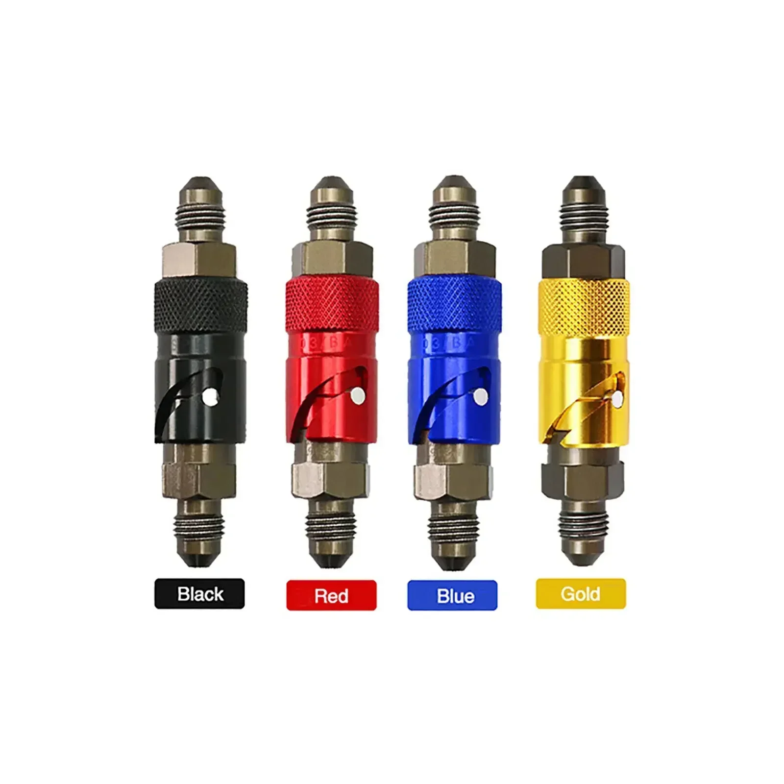 AN3 Quick Release Motorcycle Dry Break Coupling Fitting Connector Adapter Kit For Brake Hose For Vehicles Quick Tubing Cutout