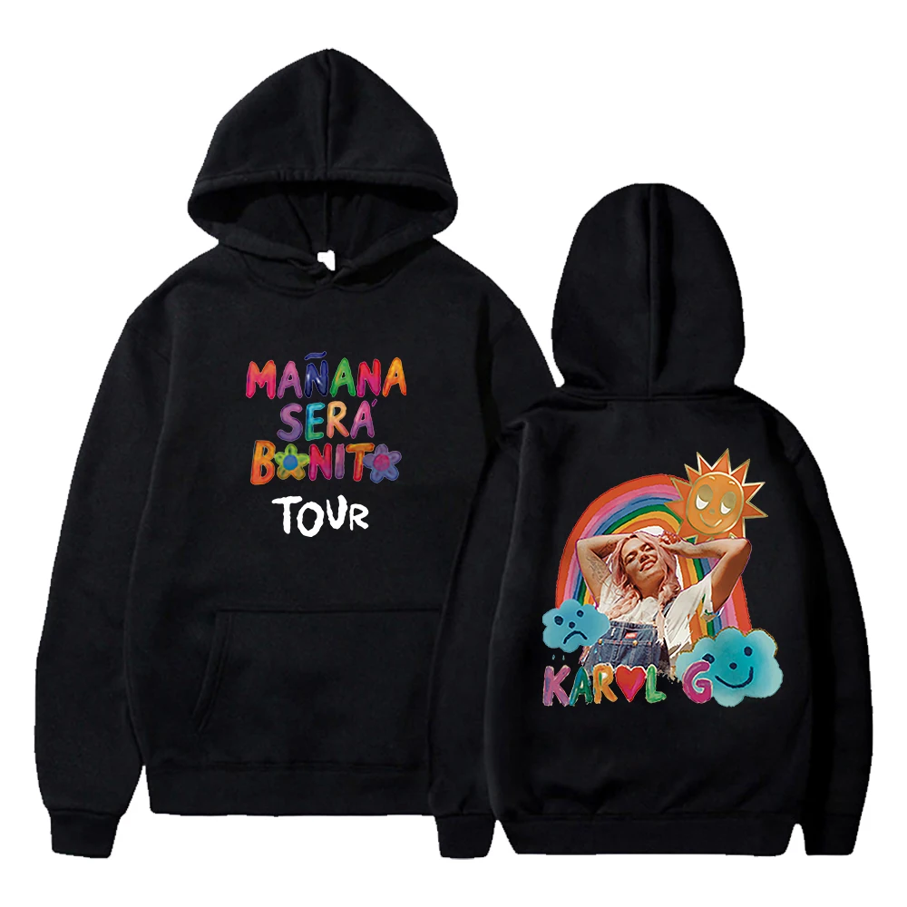 

Karol G Merch Manana Sear Bonito Tour Hoodie Long Sleeve Streetwear Men Women Hooded Sweatshirt 2023 New Fashion Clothes