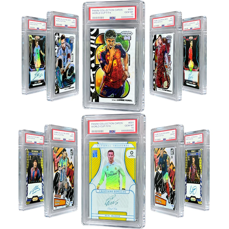 DIY PANINI Scorecard Football World Cup Mbappe Haaland Maradona Lamine Yamal Messi Character collection card