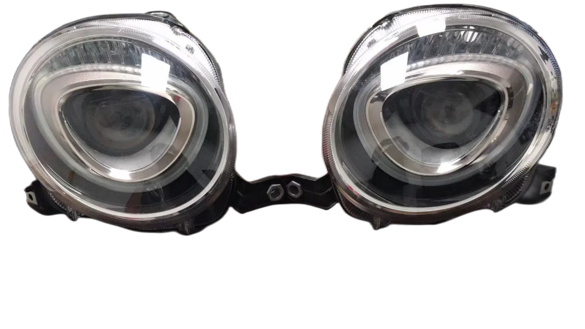 

Car Headlight headlamp assembly Daytime Running Light DRL Head lamp Low High Beam for FIAT 500 Turn signal