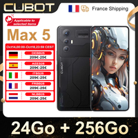 Cubot Max 5 Smartphone 5G 24Go + 256Go 6.95Hz MTK8200 4nm GHz 100MP camera 5100mAh 33W Double Sim GPS