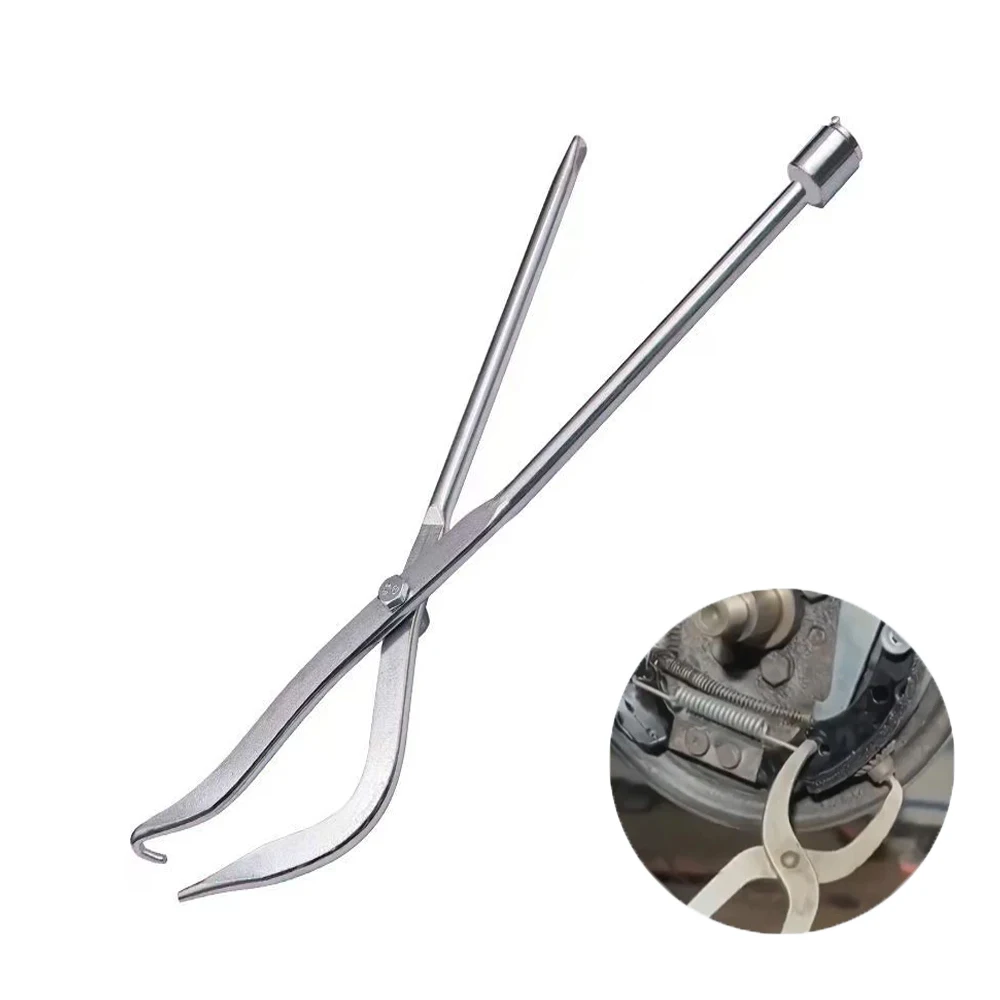 1 Pcs Spring Disassembly Pliers Drum Brake Spring Pliers Brake Adjustment Pry Bar Drum Brake Adjustment and Maintenance Tool