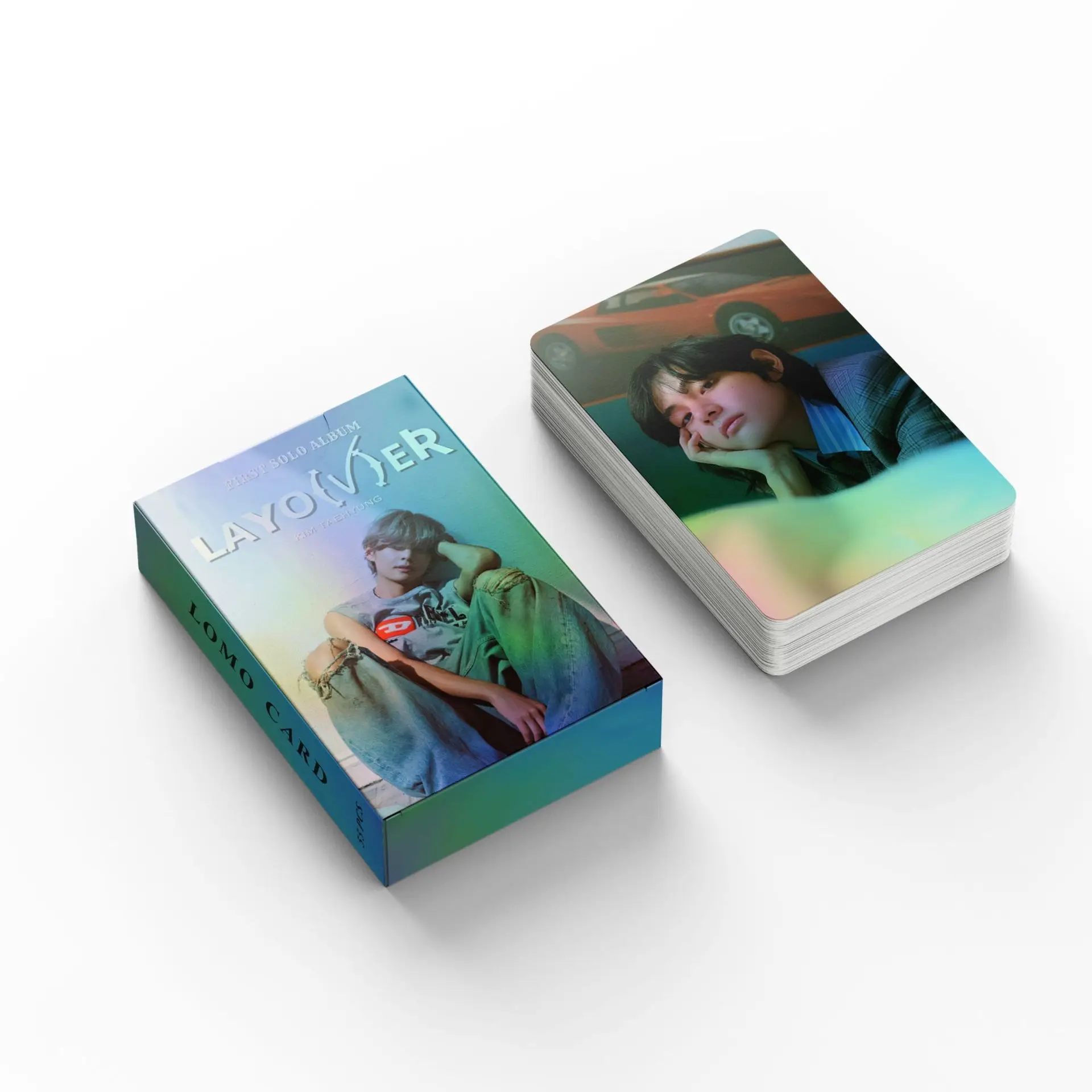 55 ชิ้น/กล่องKpop Layover Solo Photocards Lomoการ์ดการ์ดรูปถ่ายสําหรับคอลเลกชันแฟนๆ