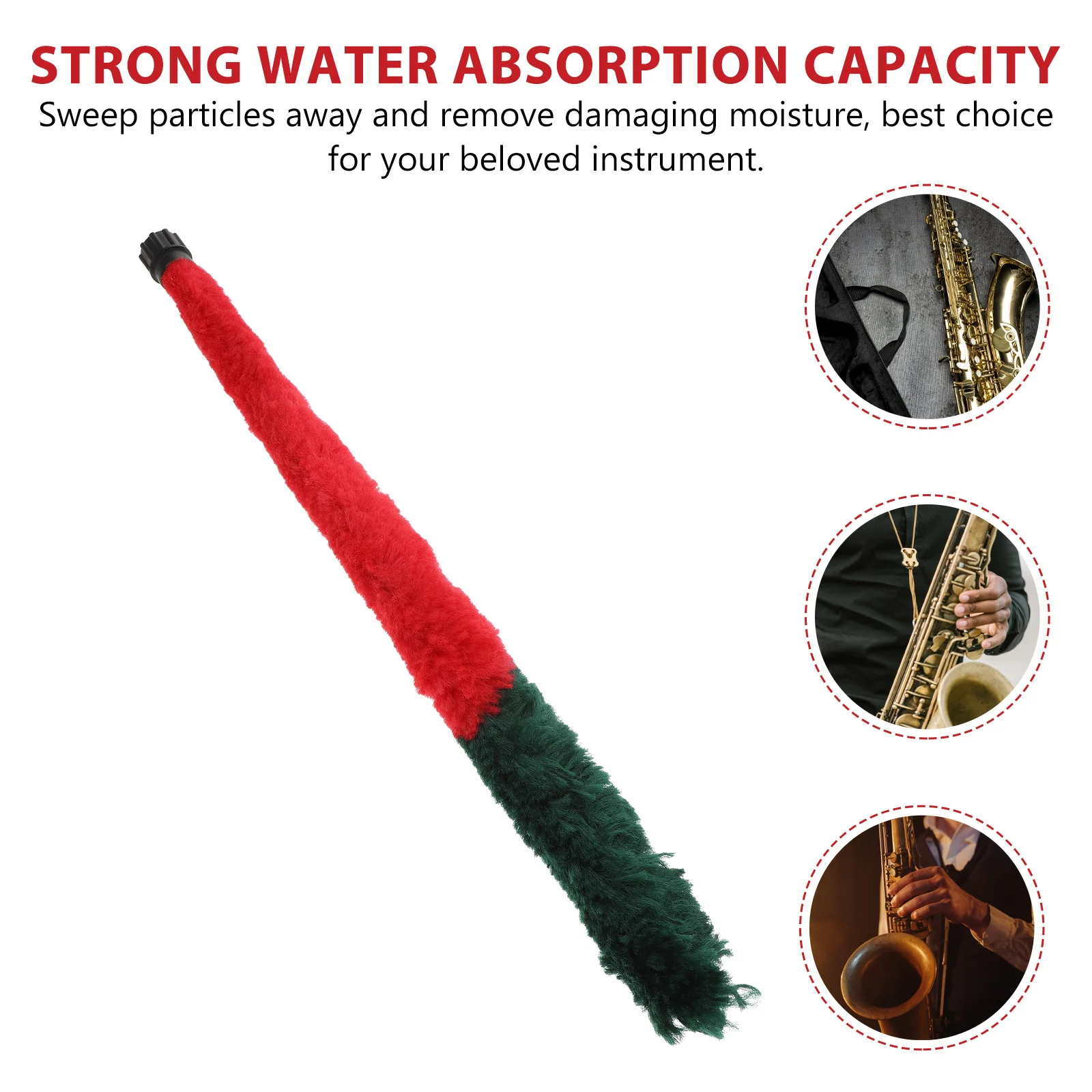 

Sax Cleaning Brush Supple Saxophone Utility General for Accessory Musical Instrument Maintain Care Tool