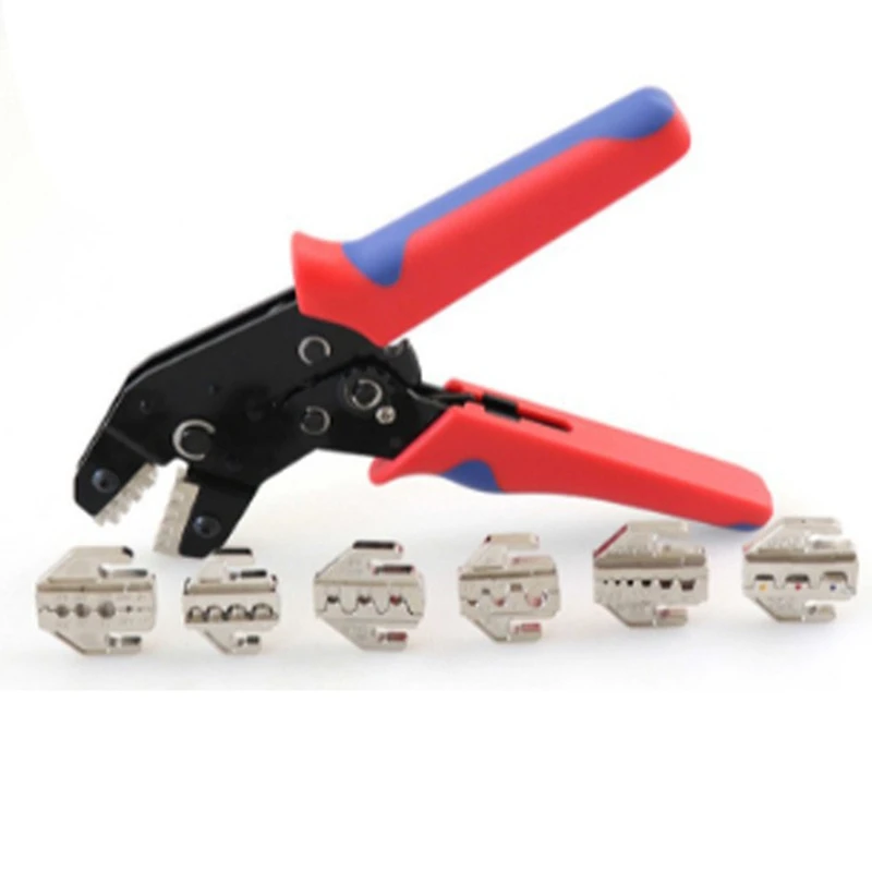 Ratcheting CRIMPING TOOL 8PCS ชุดสําหรับ Dupont JST MOLEX เปิด Barrel,ฉนวน,ขั้วต่อก้น,conoax Connectors SN-58B-AT64