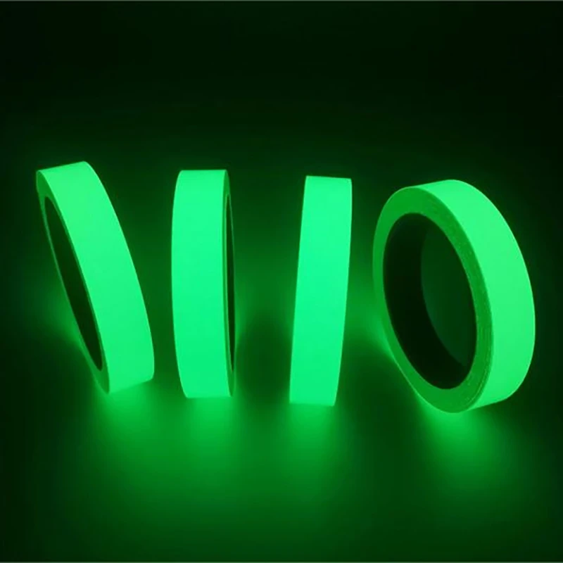 Green Luminous Self Adhesive Tape Glow-in-the-Dark Fluorescent Warning Stickers for Stage Decor Fishing Tool
