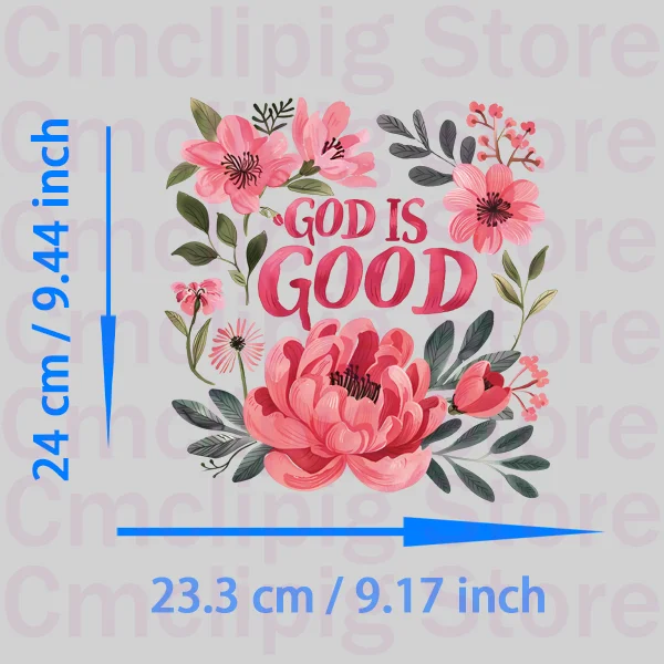 Flower fonts CHILD OF GOD Clothing thermoadhesive patches thermo-stickers stripes appliques