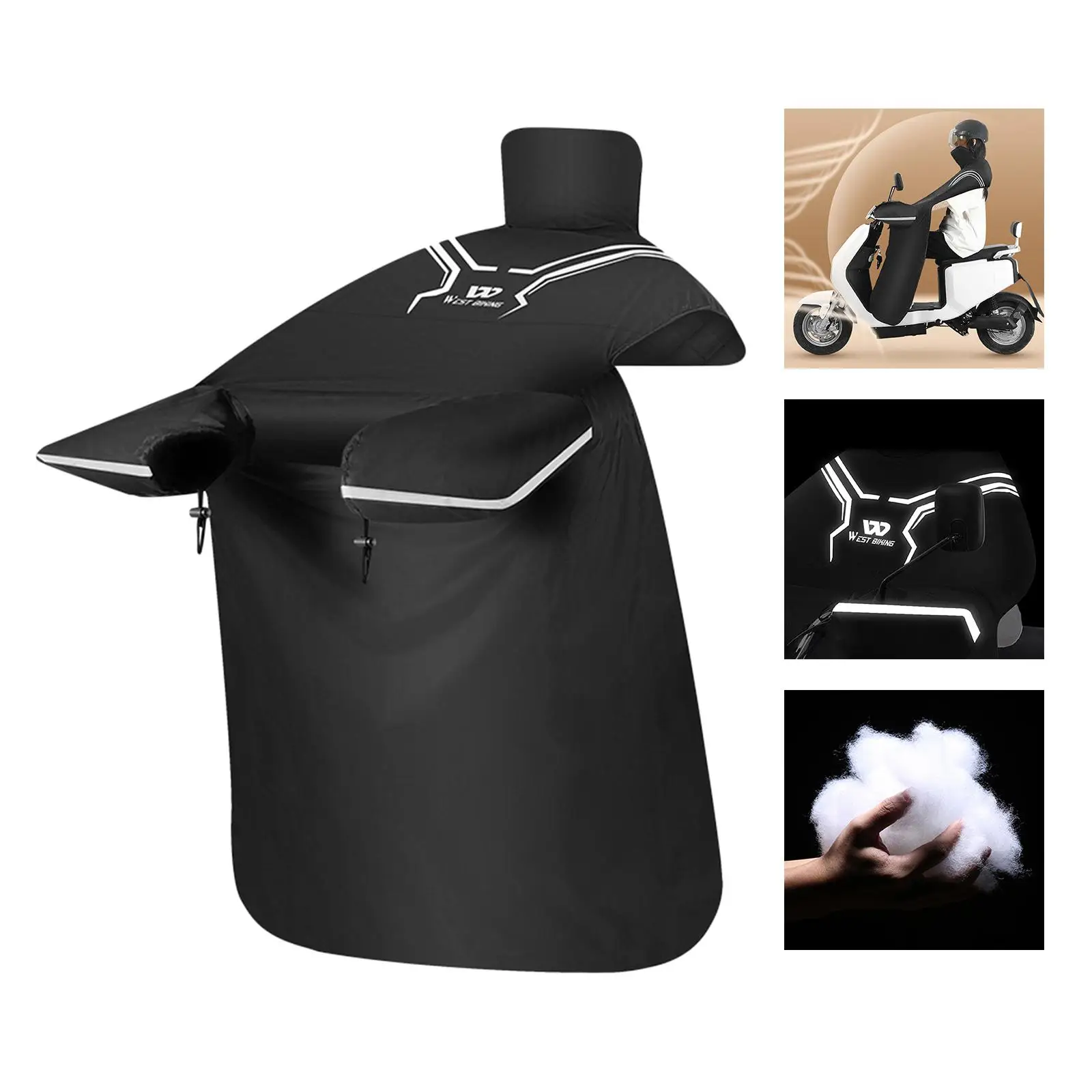 Rain Cover Scooter Electric Car Leg Warm Windshield Rain Fits for Motorcycle