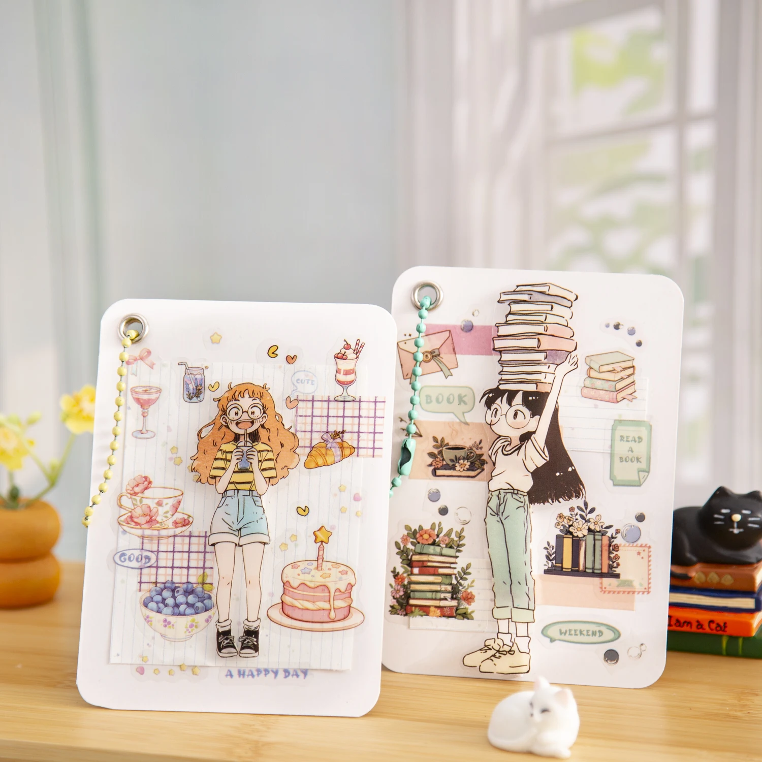 1 rotolo di nastro decorativo per animali domestici con personaggi dei cartoni animati, adatto per scrapbooking fai da te, materiali per collage, custodia per telefono e decorazioni per notebook