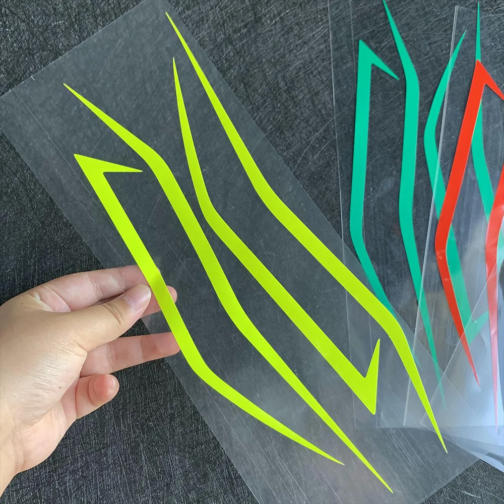 4PCS Moto Carenatura Adesivo Decorazione Riflettente Freddo Tirare Anteriore Faro Decalcomanie per Kawasaki Ninja NINJA400 H2 H2SX2027[]