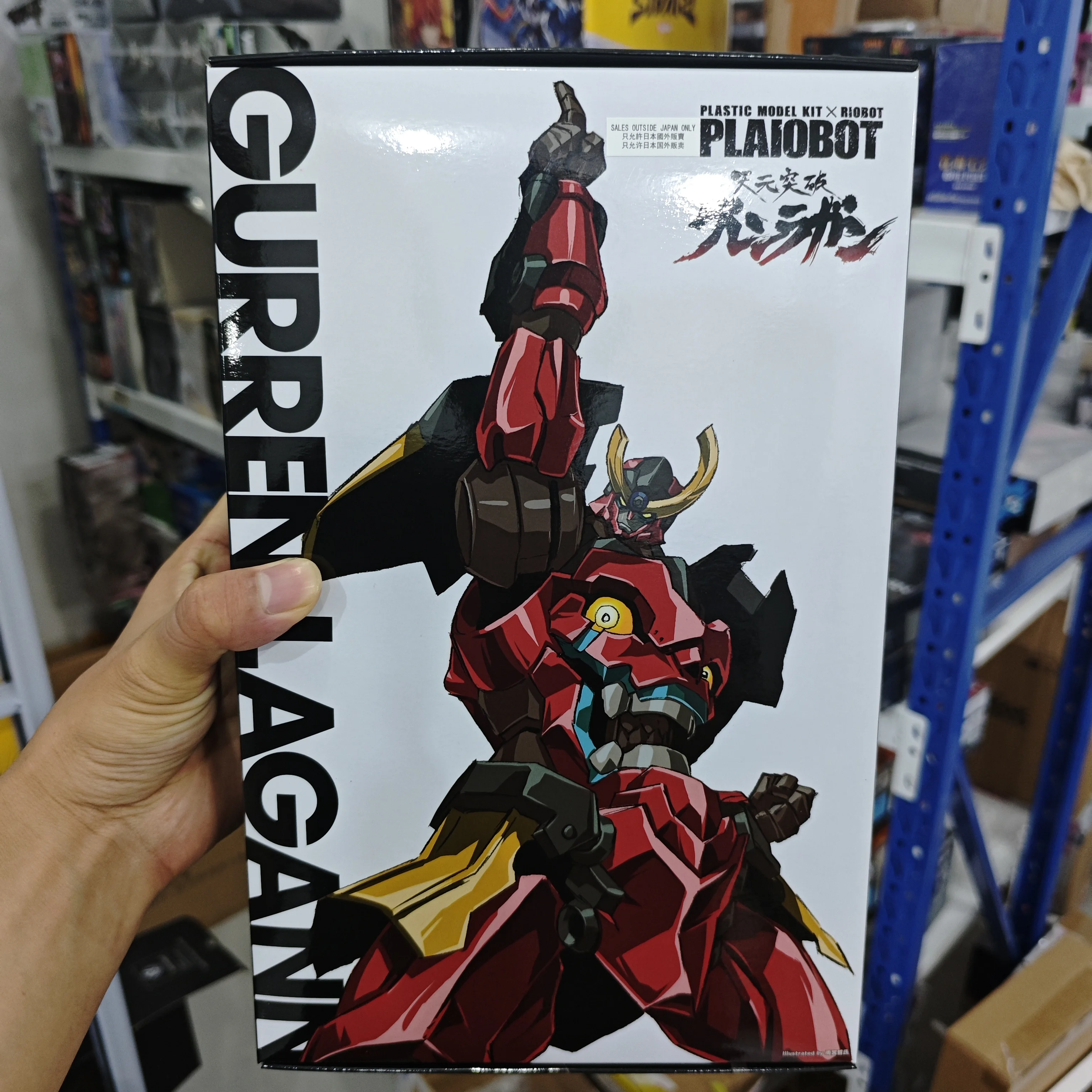 Коллекционные фигурки Sentinel Plaiobot Lazengann: Аниме-модель Tengen Toppa Gurren Lagann, пластиковый конструктор, набор для сборки