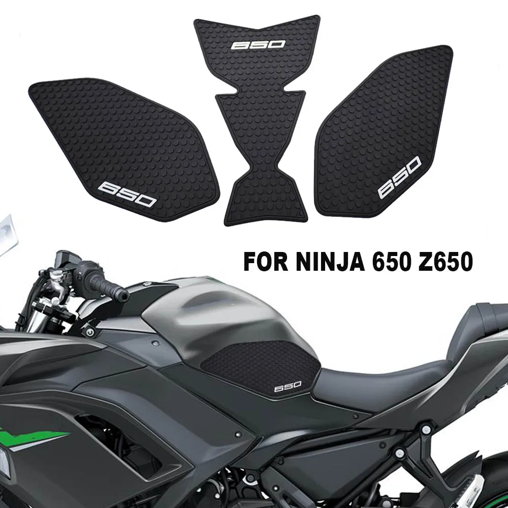 

For Ninja 650 Z650 Z 650 z650 Protector Stickers Decal Gas Knee Grip Traction Pad Tank pad