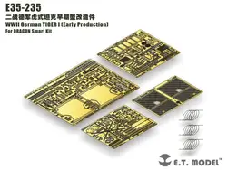 ET Model 1/35 E35-235 WWII German TIGER I(Early Production) Detail Up part E35235 For DRAGON Smart Kit