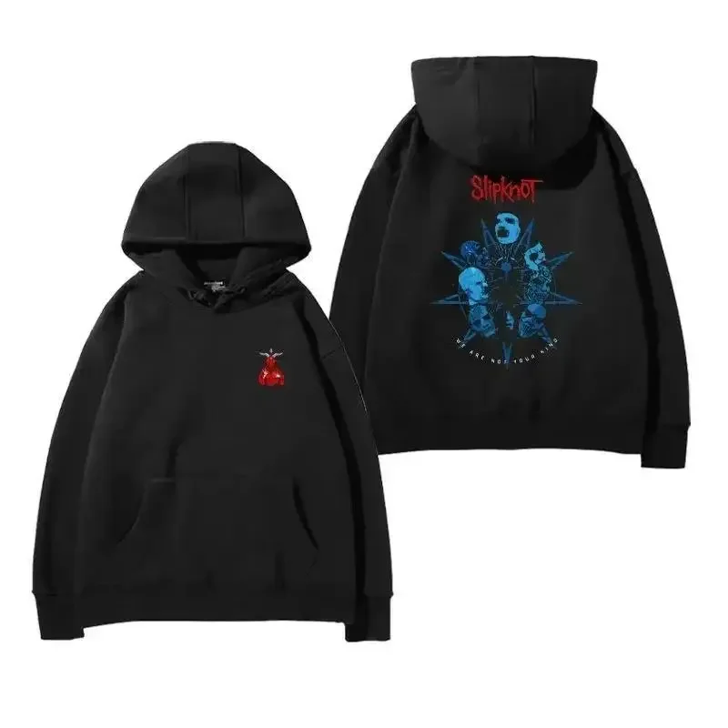 Slipknot Live Knot Band Hoodie für Männer, Heavy Metal Rock, Surrou-Sänger, Grafikdruck, Ausgefallenes Musikgeschenk, Lässige Sweatshirts für Fans – Detail 12