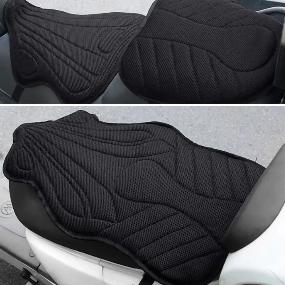 Universal Heat Insulation Seat Cover Motorcycle Cushion Heatproof Sunproof Waterproof Motorcycle Seat 3D Air Cushion Cover