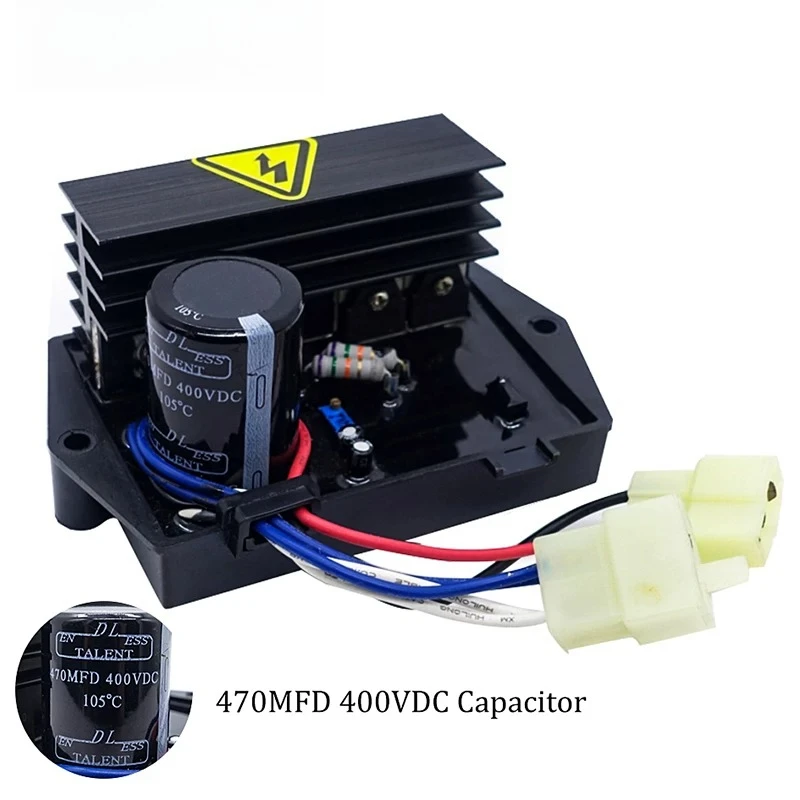GFC9-1A3G Single-phase 220V Excitation Voltage Regulator, Dual Plug Six Wire, Suitable for 10KW Generators