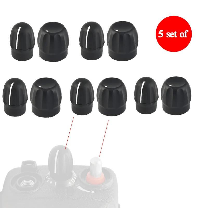 

Volume and Channel Selector Knob For Motorola GP328 GP338 GP3688 CP040 EP350 EP450 PRO5150 HT750 Radio Walkie Talkie