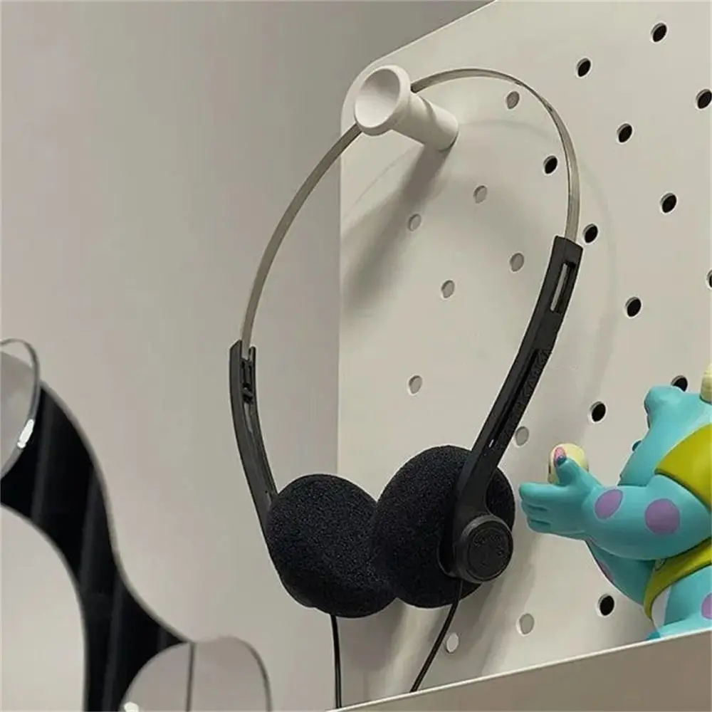 Personality Over Ear Underwire Headphone Vintage Wired Retro Feelings Headphone 3.5mm 80s 90s Sports