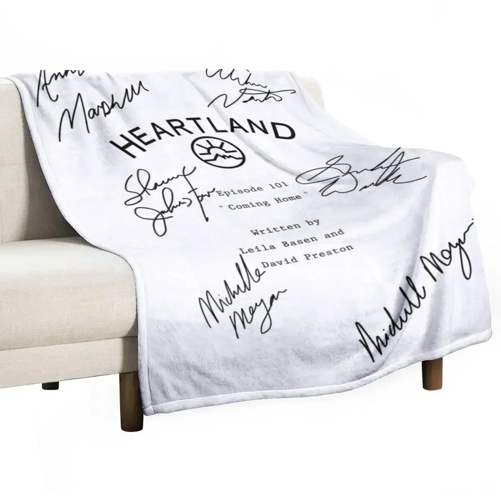 Heartland Script Throw Blanket Beautifuls Tourist Luxury St Sofa Throw Thermals For Travel warm winter Blankets
