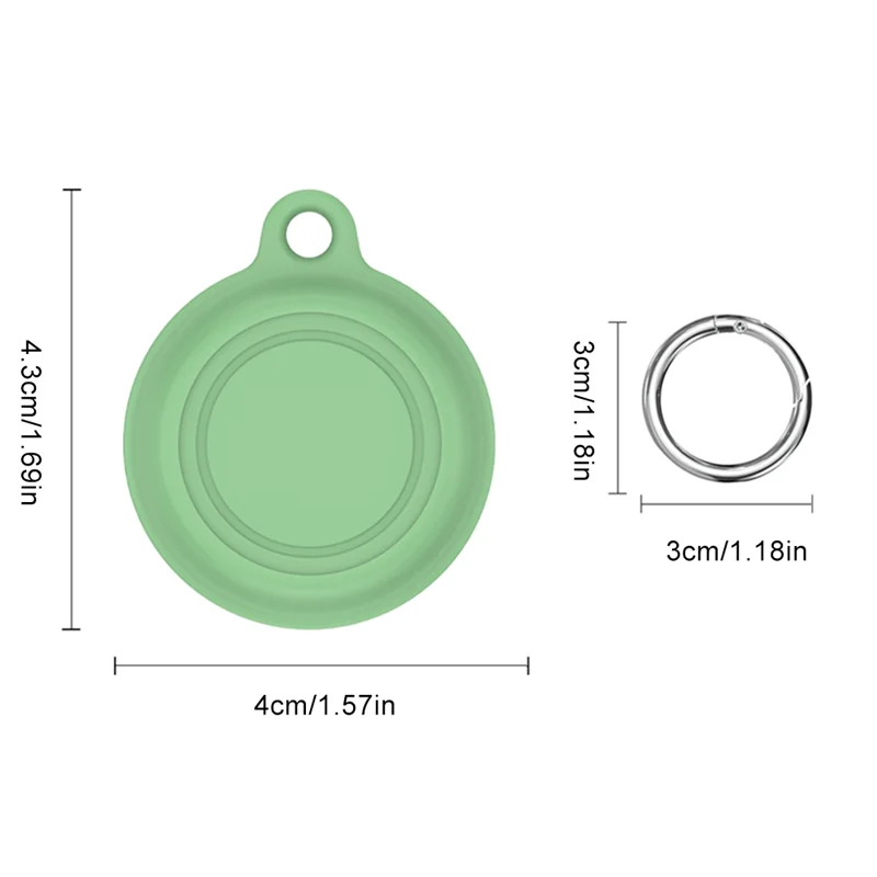 FFYY-Casing Kompatibel untuk Kunci Bagasi Kerah Anjing untuk Motorola Moto Tag Pelacak Pintar Penutup Pelindung Tahan Air Silikon Lembut
