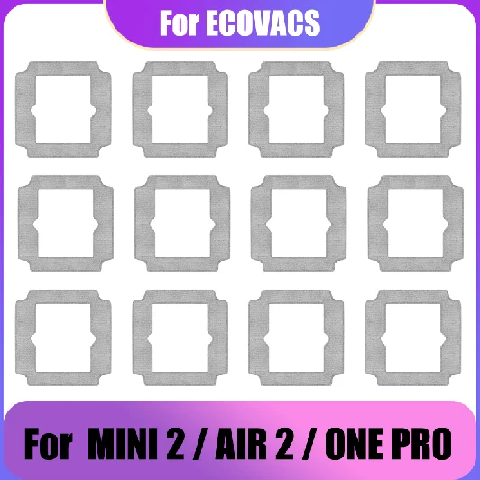 Mop Pads for Ecovacs Winbot Mini 2 / AIR 2 / ONE PRO Window Cleaner Robot Replacement Microfiber Cleaning Cloth
