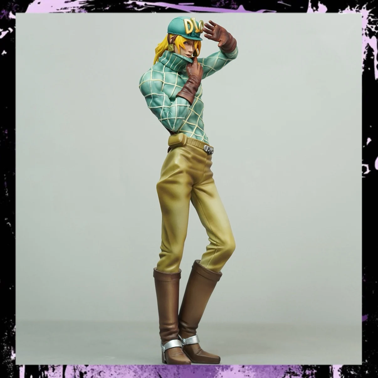 IN STOCK DIO JOJO PVC Figure Steel Ball Run Bizarre Adventure 33CM Diego Brando Figures Anime Figure DIO Cap Collectible Model