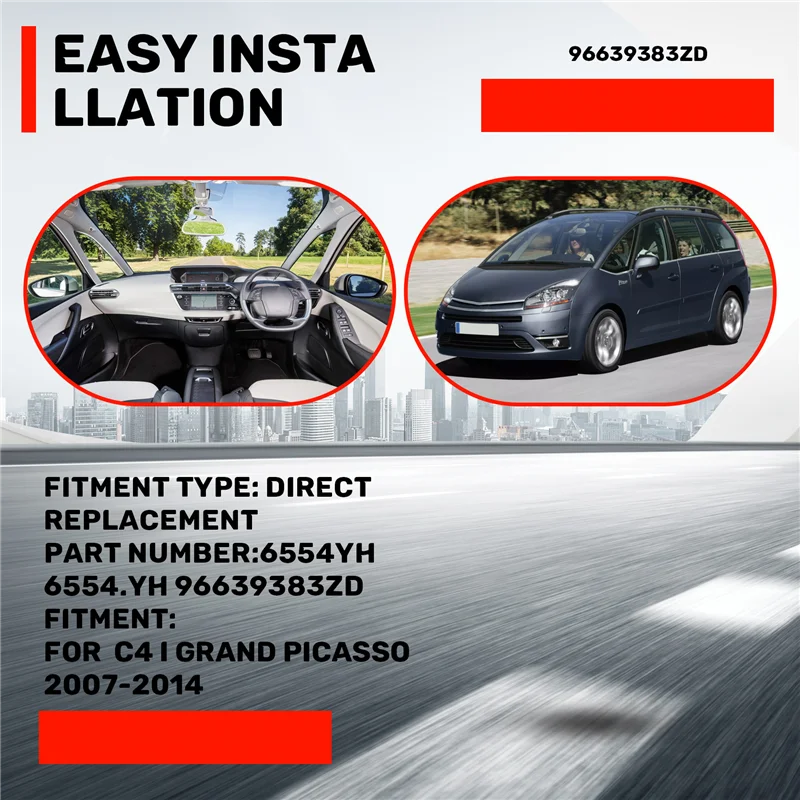 

A22F-6554YH Car Master Electric Power Window Control Switch For Citroen C4 I Grand Picasso 2007-2014 6554.YH 96639383ZD