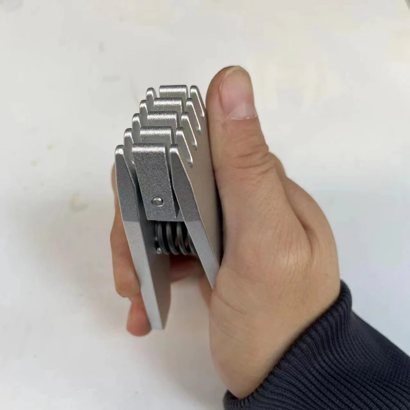 5 شوكات آلة كرة الريشة سلسلة المشبك خفيفة الوزن الريشة التوتير المشبك كرة صغيرة أداة إصلاح سبائك الألومنيوم أجزاء رياضية