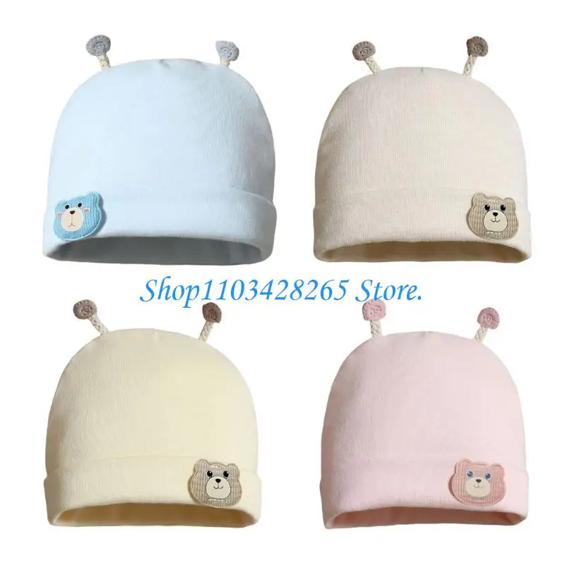 

Прекрасная детская шляпа 2-слойная дышащая новорожденные плодные кепки модный капот удобный головной убор для детей от 0 до 3