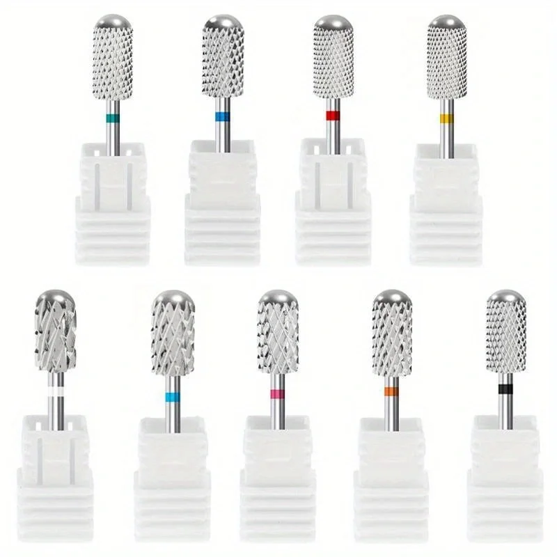 1PC Carbide Tungsten Nail Drill Bit Rotate Burr Milling Nail Cutter Bits Electric Drill Machine For Manicure Pedicure Accessorie