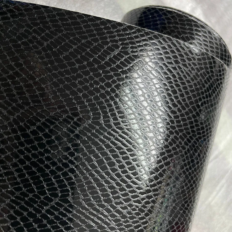 

50CM*800CM Black Snake Skin Leather Grain Texture Vinyl Car Wrap Sticker Decal Film Adhesive Sticker Interior Car Styling
