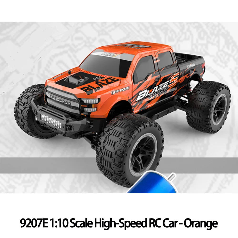 

9207E 1:10 Scale High-Speed RC Car Remote Control Off-Road Vehicle Four-Wheel Drive Toy For Adults and Boys Car Toy