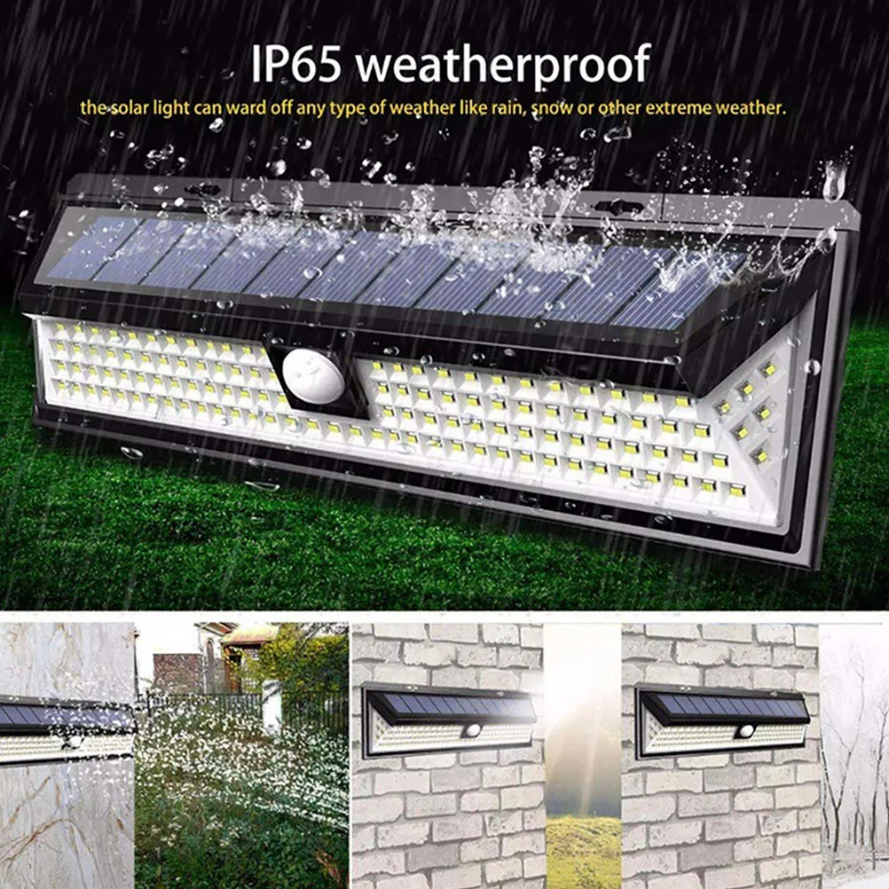 

118 Led Human Body Sensing Solar Light Motion Sensor Outdoor Wall Mounted Bright Waterproof Garden Lamp Solar Powered Sensor