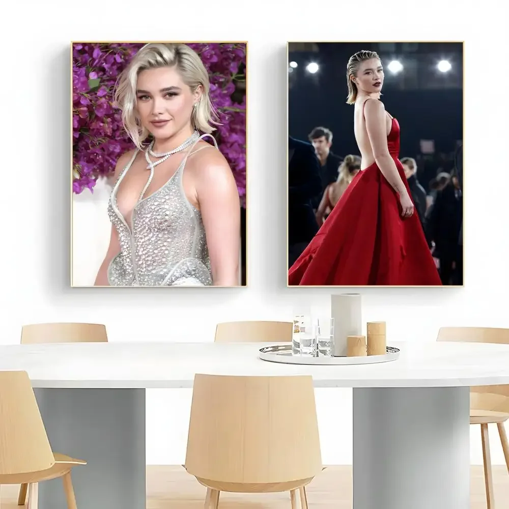 f-Florence Pugh Poster Wall Art Print Decorative Mural Home Decor Gift Unframed