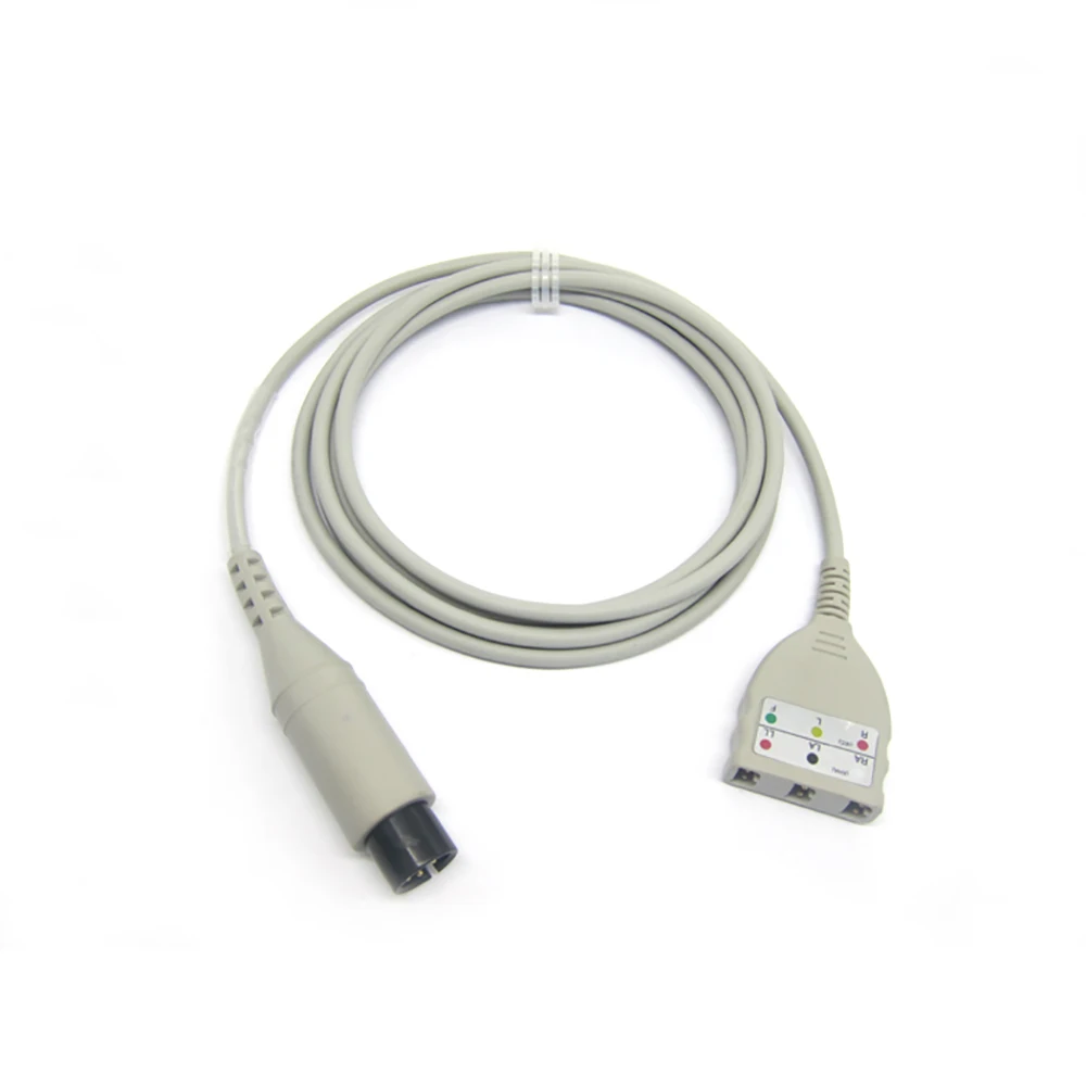 

Compatible With min*dr*ay MEC1000/2000,PM7000/8000/9000 ECG 5-leads Trunk Cable For 3-5 Leads Patient Monitor