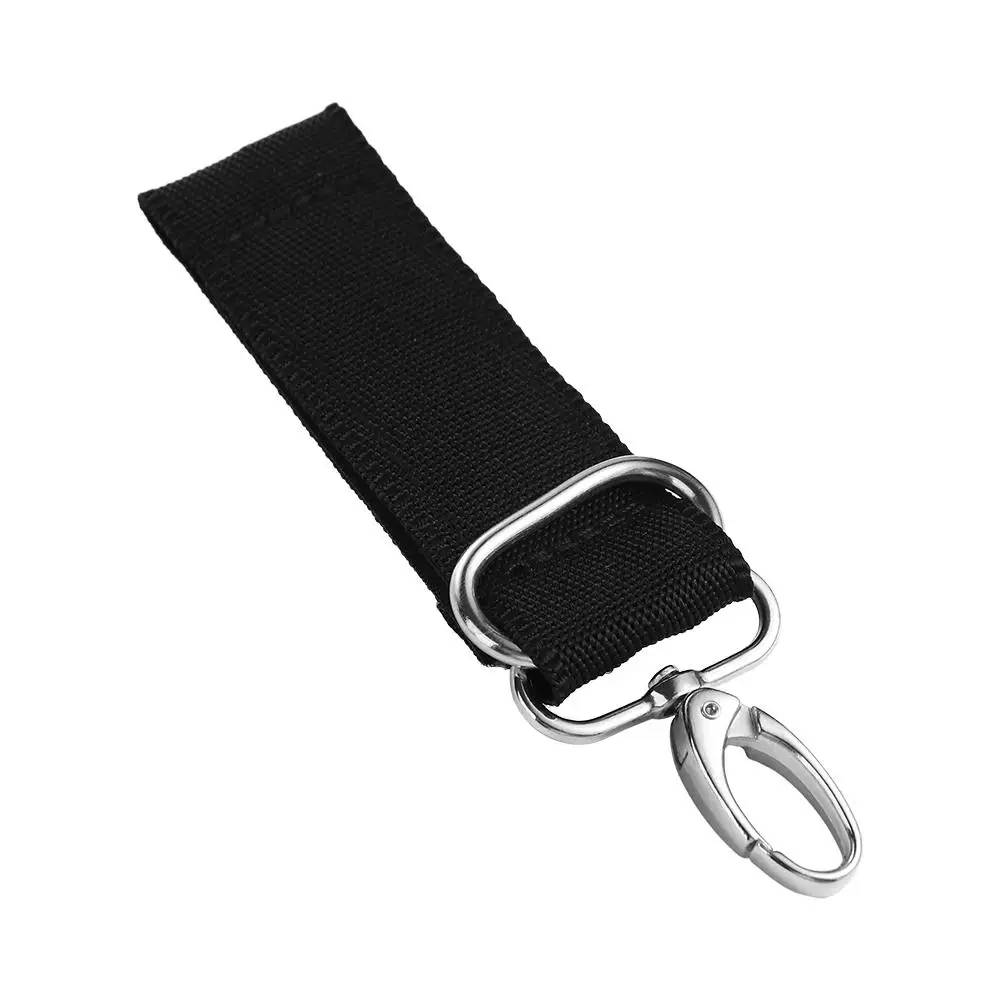 Correas de suspensión universales de nailon para recién nacido, accesorios para cochecito, colgador de bolsa de pañales, gancho para cochecito, Clip para cochecito, 360 grados