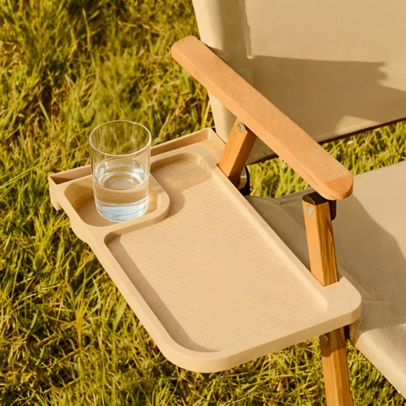 Recliner Chair Clip on Side Desk Portable Cup Phone Holder Tray Multipurpose Travel-friendly for Outdoor Camping Accessories