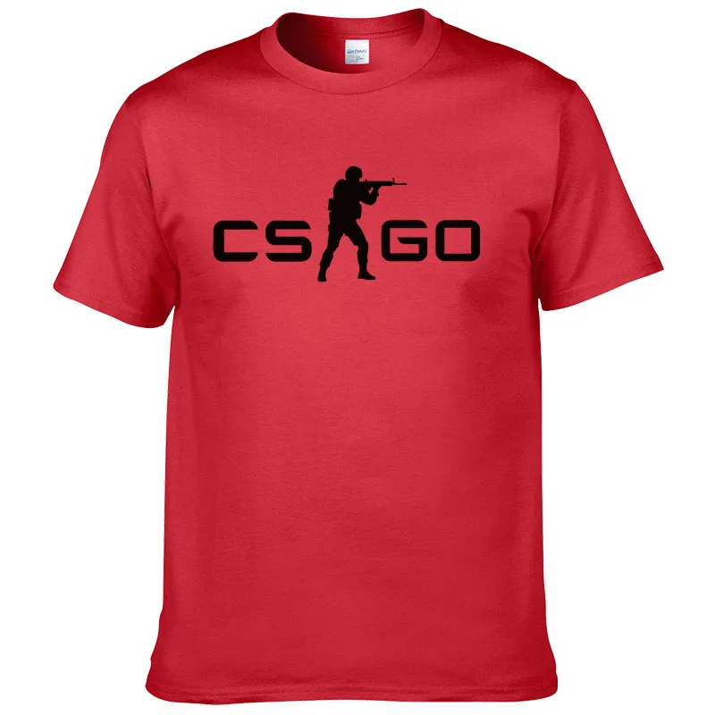 CS GO Gamers Men Women t shirt summer new csgo men t -shirt 100% cotton high quality top tees brand clothing hip hop street #127