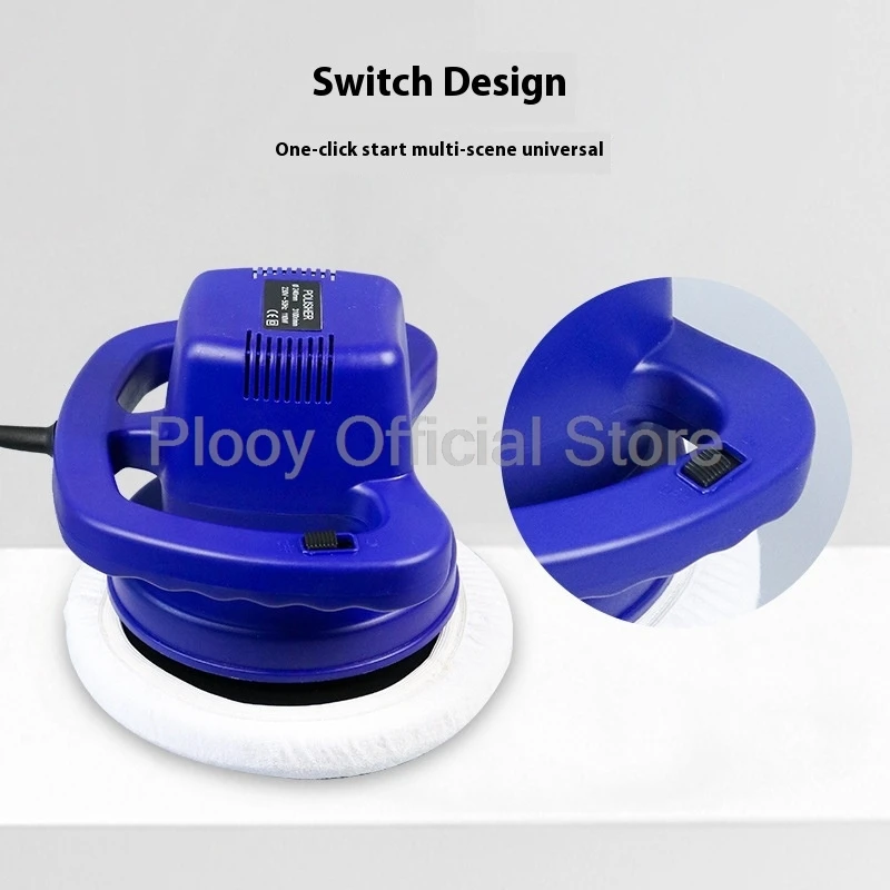 10Inch Car Waxing Polishing Machine 220V High Efficiency Motor Multi Purpose For Car Floor Furniture Long Lasting Durable Gadged