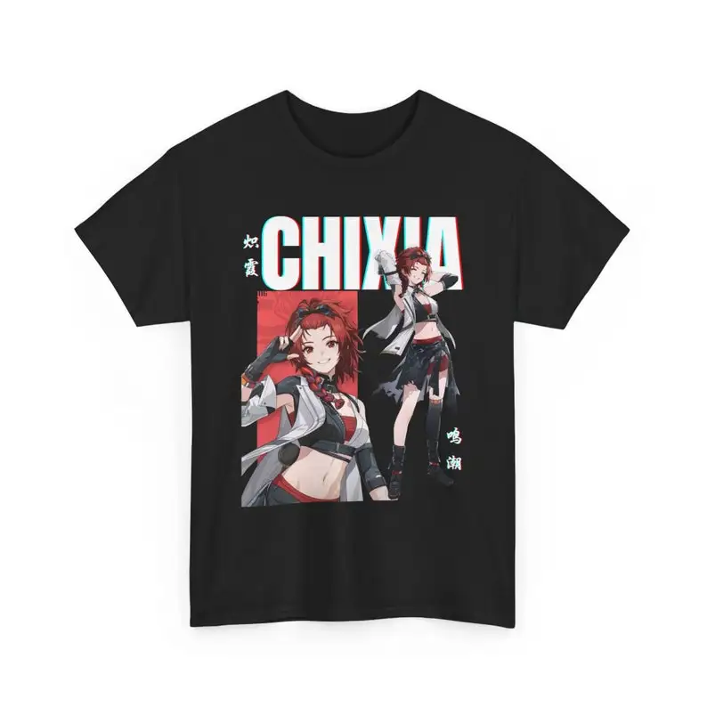 Chixia Wuthering Waves Wuwa - Gaming Anime Clothes Manga Japanese Shirt