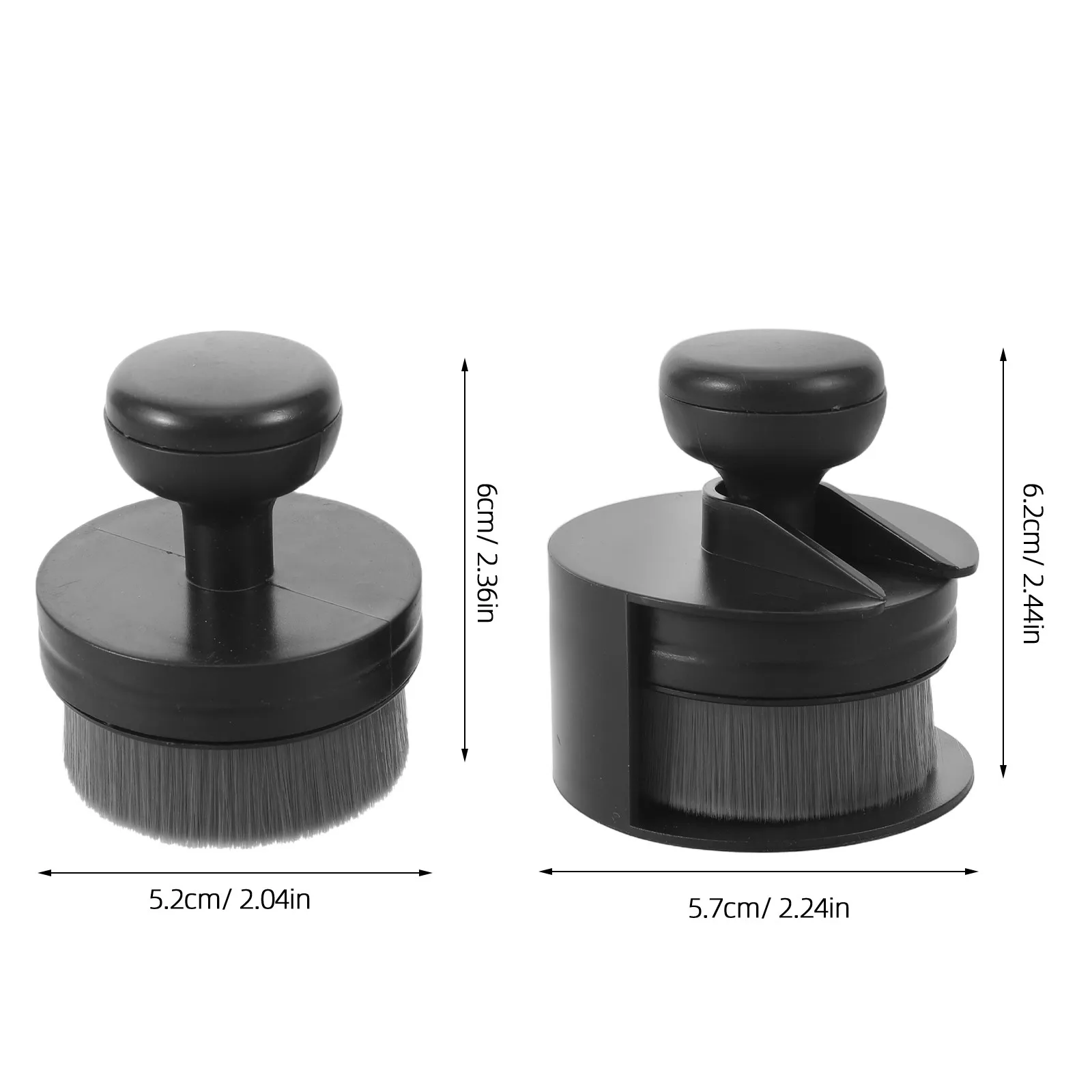 Vinyl Record Cleaning Brush Anti-Static Velvet Record Player Brush With Short Plastic Grip For Turntable Album Care Dust Removal
