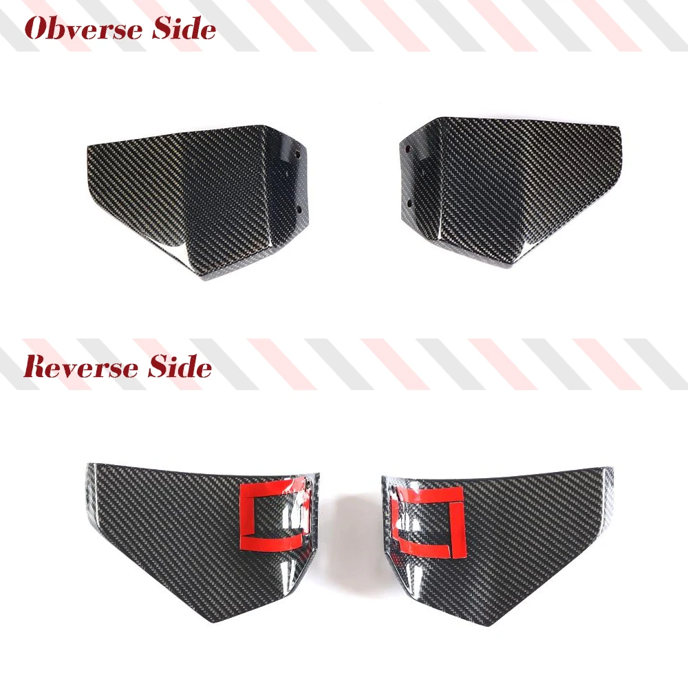 Car Front Bumper Splitters for BMW X3 G01 M Sport 2017-2021 Carbon Fiber Car Body Kit Exterior Trim Canard Lip Splitter