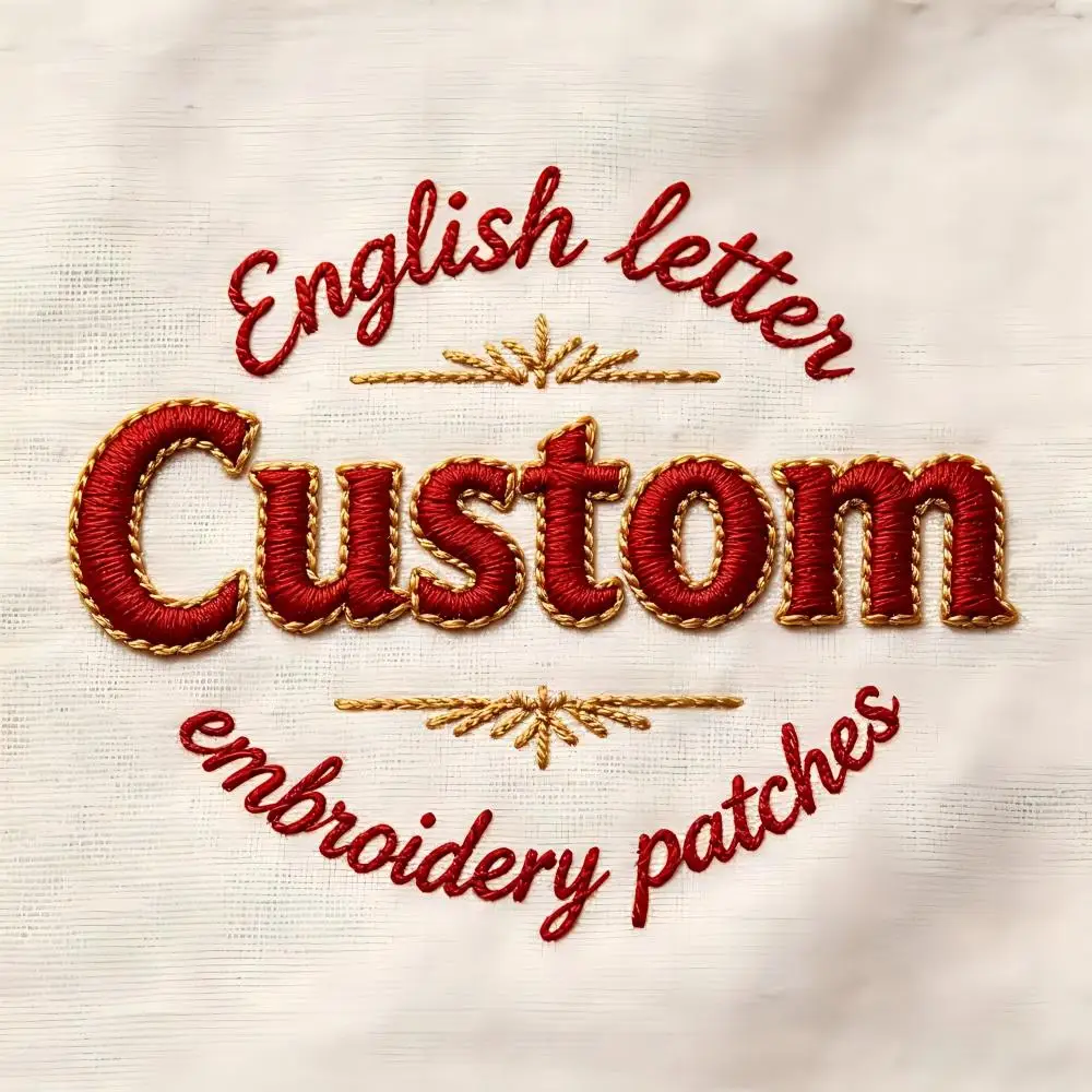 

Customized Embroidered Patches Hook and Loop Iron on Patch for Clothing DIY Craft Applique Sticker Sewing Craft Decor Repair