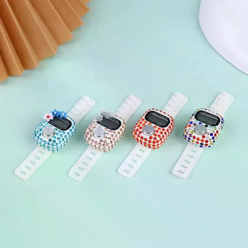 5 Digits Electronic Finger Counter Ring Digital Display for Sports Event Attendance or Inventory Stock Tally Counting