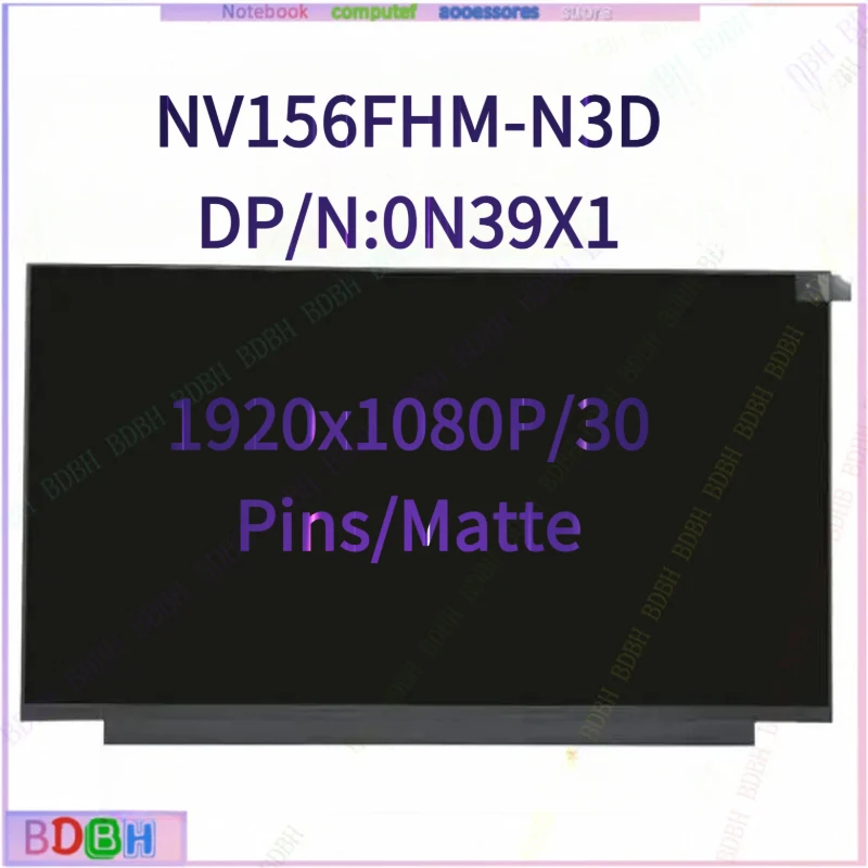 for Dell G3 15 3590 NV156FHM-N3D 15.6'' FHD IPS LCD Screen Display Non-Touch 1920X1080 30Pins 60Hz