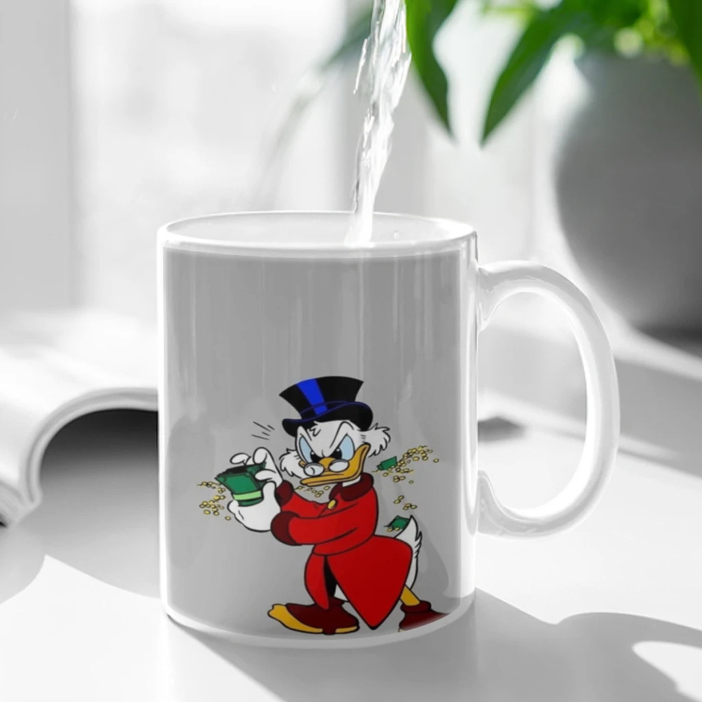 Graffiti-Art-Duck-and-Money-Free shipping Coffee Cups Ceramic cups creative cups and cute mugs Personalized Gift Cup For Tea